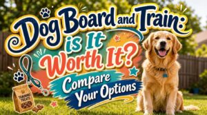 dog board and train dog board and train