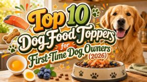 dog food toppers for first time dog owners