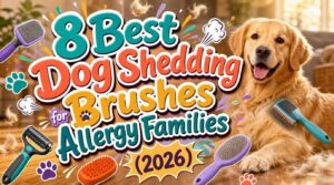 dog shedding brushes for families with allergies