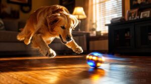 electronic toys move, vibrate, flash, or make sounds to trigger chasing electronic toys move, vibrate, flash, or make sounds to trigger chasing