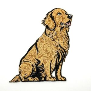 Golden Retriever Labrador Dog Patch B0F1FPD4KC