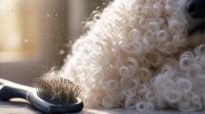 how the curly coat traps dander and loose hair how the curly coat traps dander and loose hair