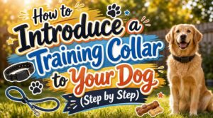 how to introduce a training collar to your dog