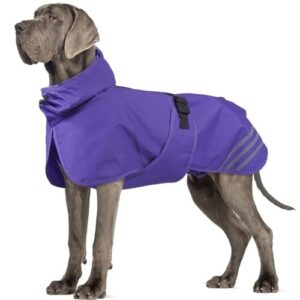 IECOii Waterproof Dog Raincoat with B0FHHC794H