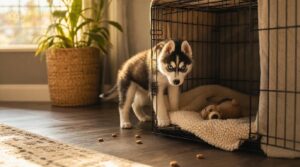introduce the crate as a safe resting space introduce the crate as a safe resting space