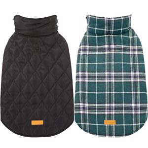Kuoser Waterproof Dog Coat, Reversible B01LE9S0GQ