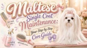maltese single coat maintenance