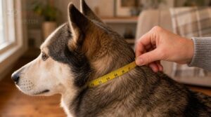 measure the neck behind the ears measure the neck behind the ears