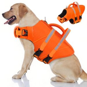 Queenmore XL Dog Life Jackets B0GCZXFYBJ