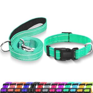 Reflective Dog Collar with Safety B0C5735LYW