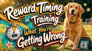 reward timing in training