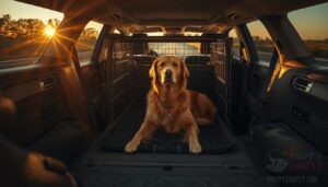 secure your dog with a crate or harness secure your dog with a crate or harness