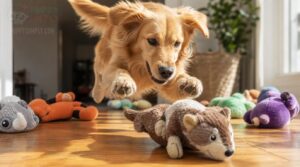 squeaky and plush toys use sound and texture to mimic prey or comfort behaviors squeaky and plush toys use sound and texture to mimic prey or comfort behaviors