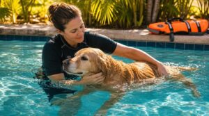 support your dog’s body gently support your dog’s body gently