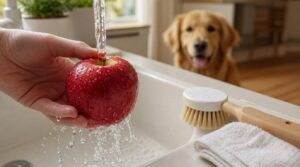wash apples thoroughly wash apples thoroughly