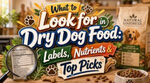 what to look for in dry dog food what to look for in dry dog food