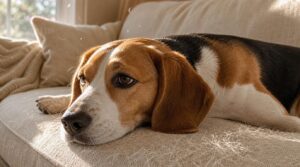 why short-coated beagles shed