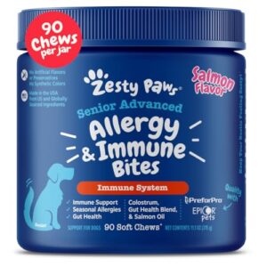 Zesty Paws Senior Allergy Immune B07Z9P9N25