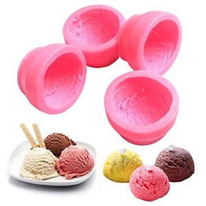 3D Ice Cream Ball Shaped B096QMGFY2
