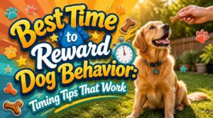best time reward dog behavior best time reward dog behavior
