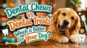 difference between dental chews and dental treats