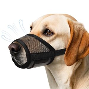 Dog Muzzle,Soft Air Mesh Muzzle B0FFBNV6SB