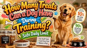 how many treats can a dog have during training