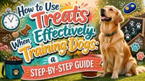 how to use treats effectively when training dogs