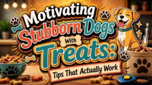 motivating stubborn dogs with treats