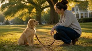 never yank the leash never yank the leash