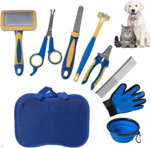 Professional 8 Piece Pet Grooming Kit B0FPT1L5B8