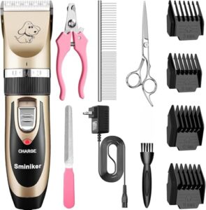 Sminiker Professional Rechargeable Cordless Dogs B01D8KIBYU