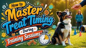 treat timing during training sessions