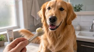 use dog-safe toothpaste use dog-safe toothpaste