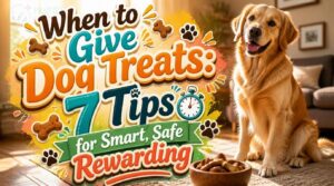 when to give dog treats