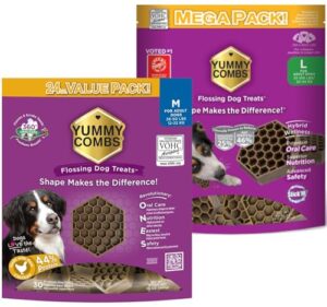 Yummy Combs Dog Dental Treats B0DSXYWBK8