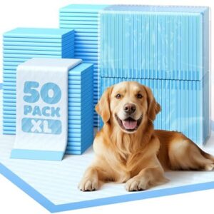 50 Pack Extra Large Pee Pads B0DT9K1LST
