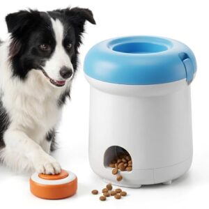 Automatic Dog Treat Dispenser, Button Activated B0GVSW5ZWW