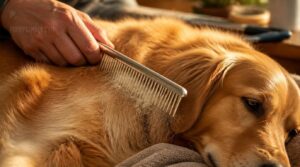 comb ends toward skin comb ends toward skin