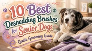 deshedding brushes for senior dogs