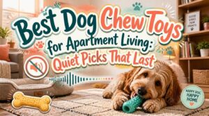 dog chew toys for apartment living