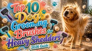 dog grooming brushes for heavy shedders