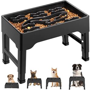Elevated Slow Feeder Dog Bowls, B0BY2CCH41