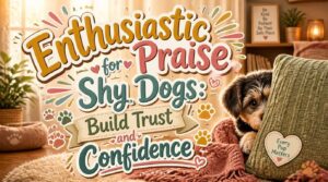 enthusiastic praise for shy dogs enthusiastic praise for shy dogs