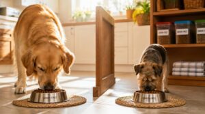feed dogs separately feed dogs separately