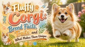 fluffy corgi