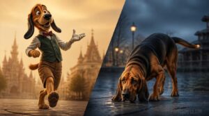 goofy acts human-like