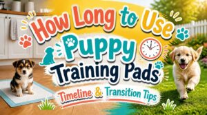 how long to use puppy training pads