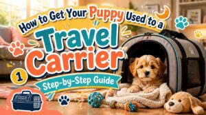 how to get puppy used to travel carrier how to get puppy used to travel carrier
