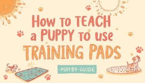 how to teach puppy to use training pads